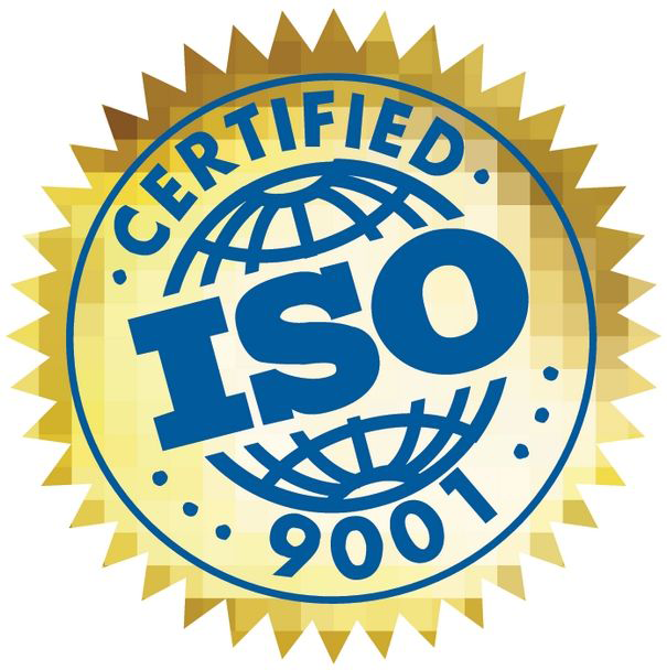 Certified ISO 9001 logo