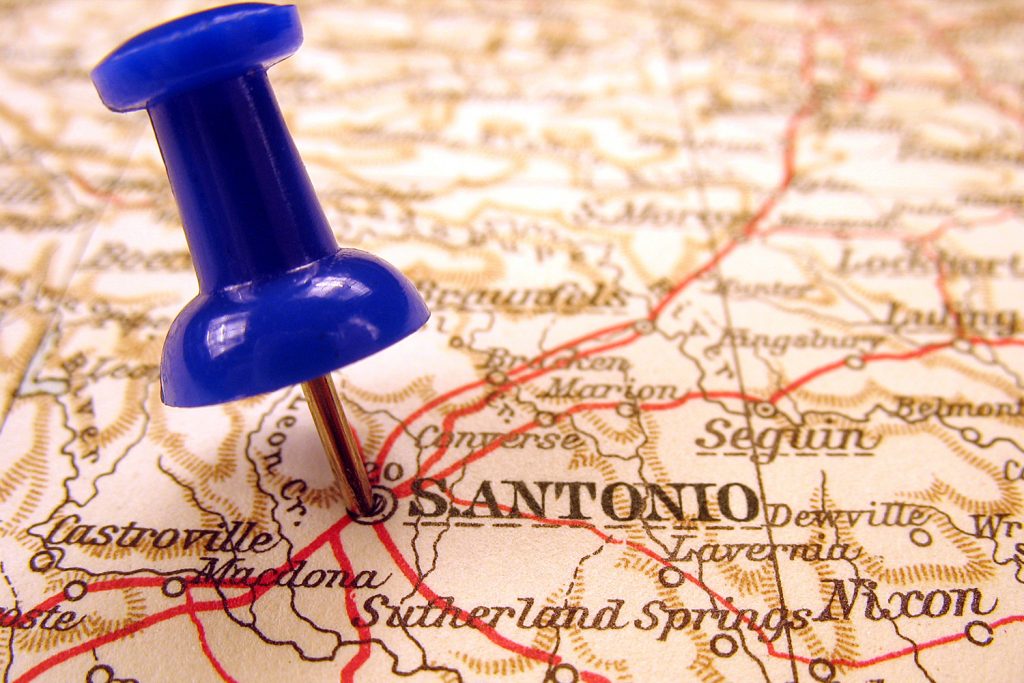 San antonio city map